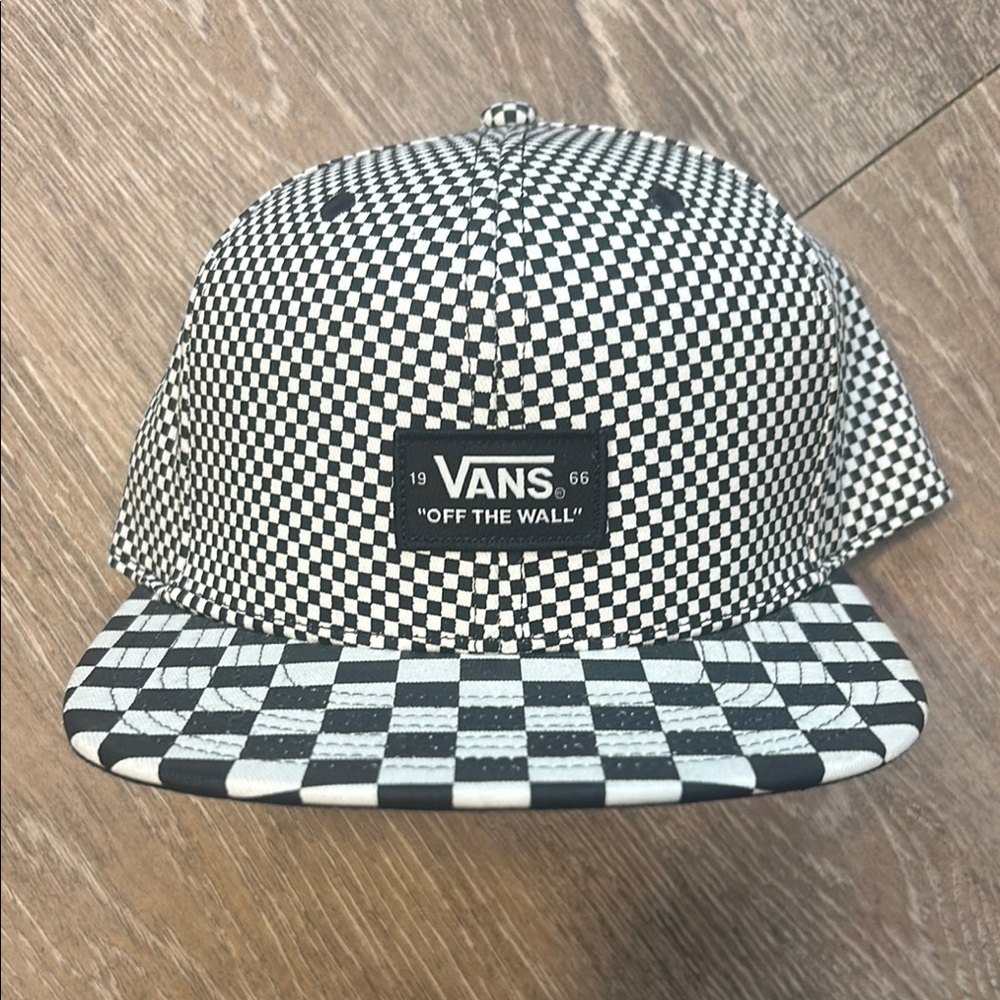 Vans Black and White Checkered Cap